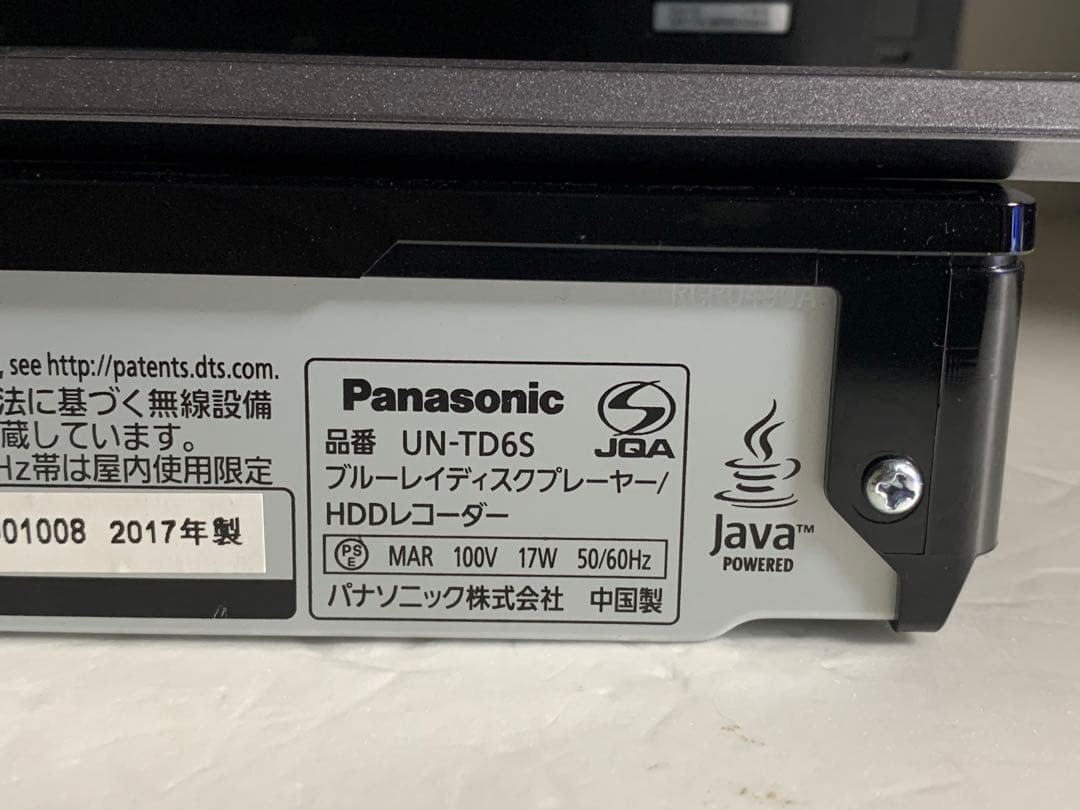 テレビ UN-15TD6D UN-TD6S Panasonic TV