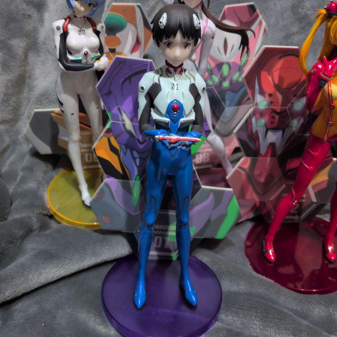 1番くじ　エヴァ　パイロット集結中　シンジ　レイ　アスカ　カヲル　マリ セット