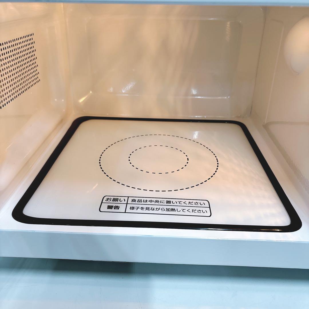 ⑨2025年製 700W簡単シンプル ELSONICフラット電子レンジ