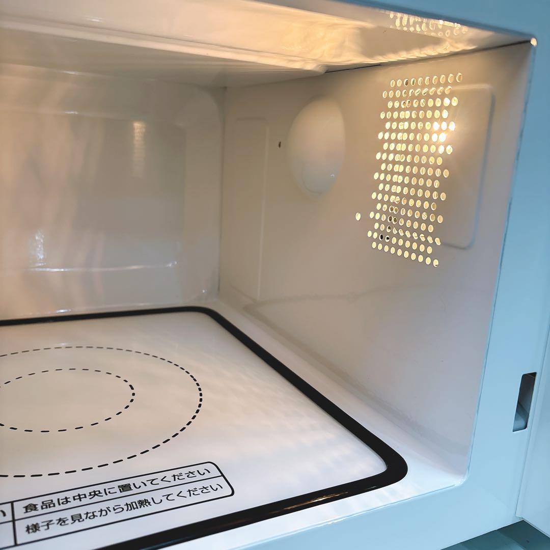 ⑨2025年製 700W簡単シンプル ELSONICフラット電子レンジ