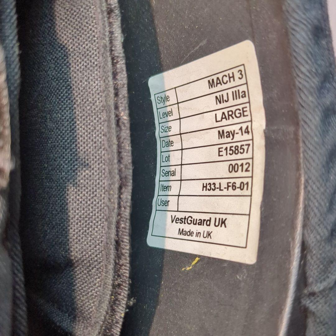 イギリス軍 防弾ヘルメット LEVEL 3A アークレール付