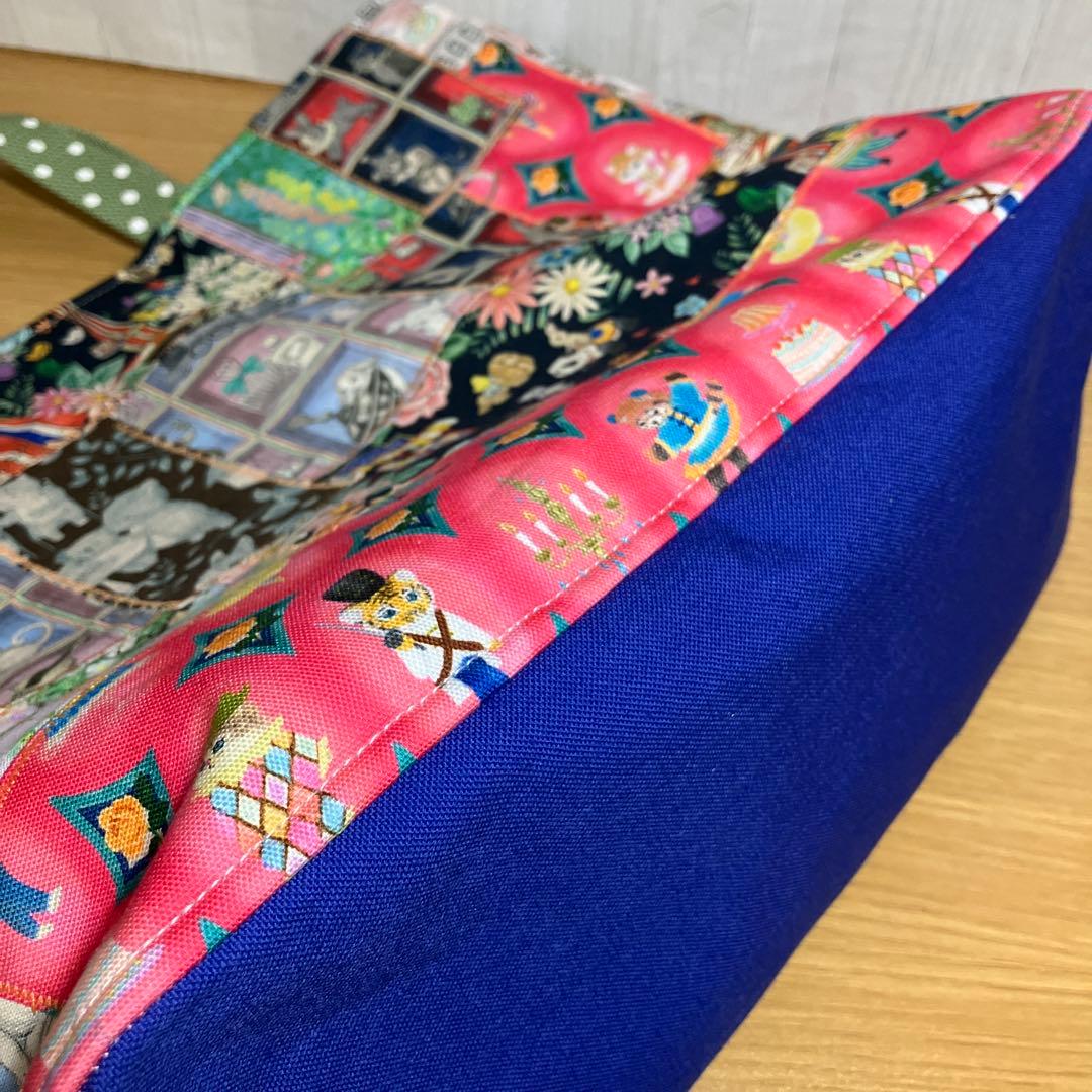 パッチワーク　ユキエモン　トートバッグ　ミニポーチ　ミニ巾着　ショルダー紐
