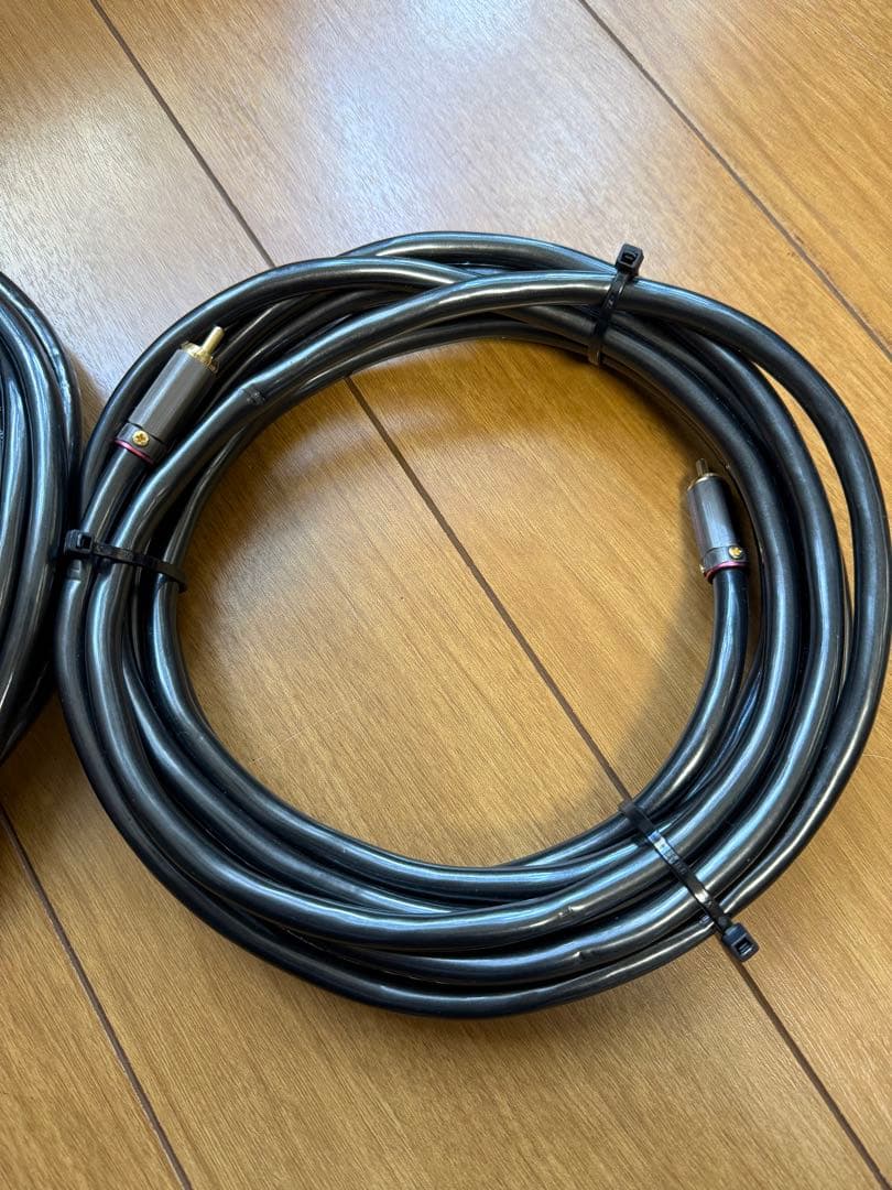 オーディオテクニカ　レグザット　RCAケーブル　5メートル　左右セット　値下げ可