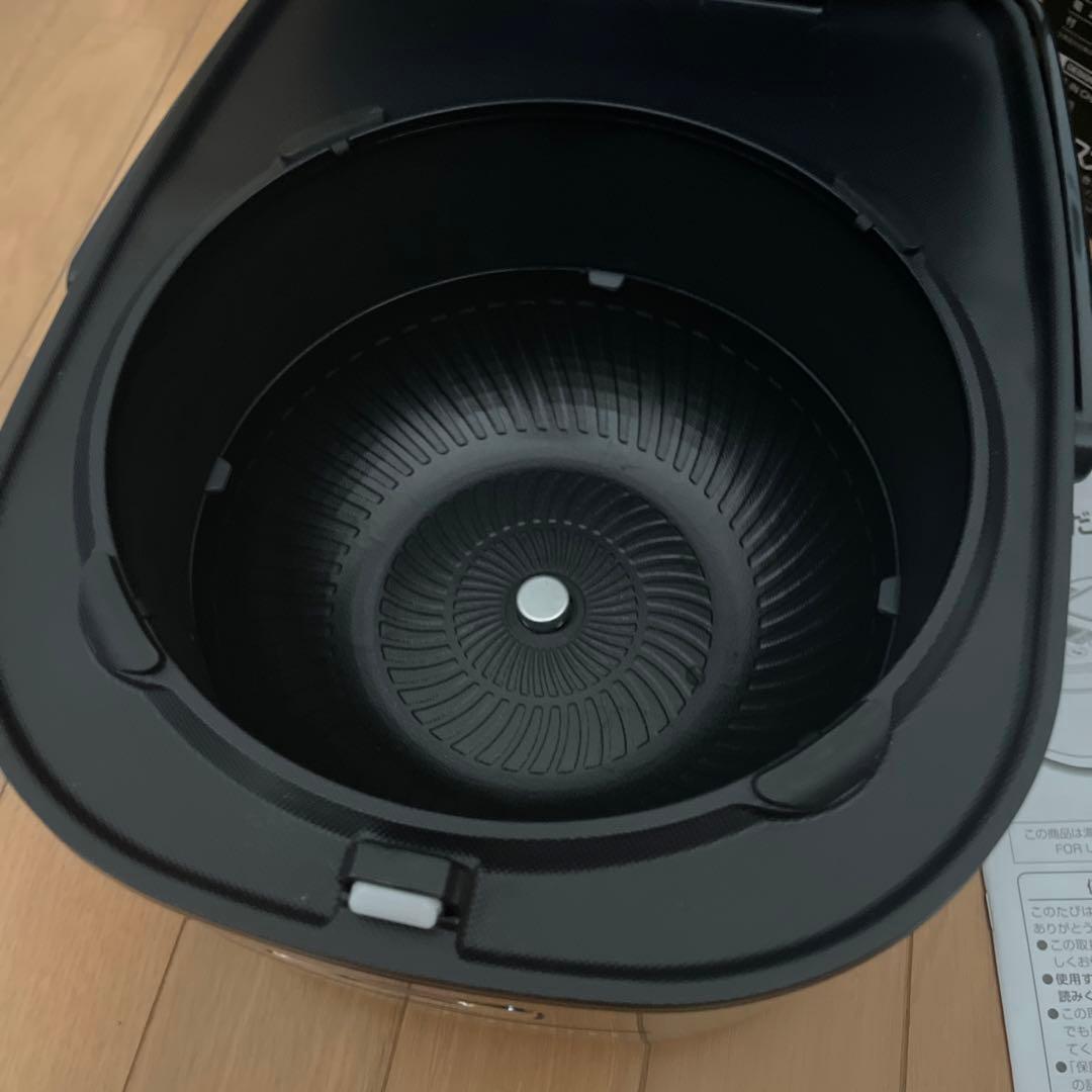 情熱価格×IRIS 米屋がこだわった5.5合大火力IH炊飯器 ブラック 1.0L