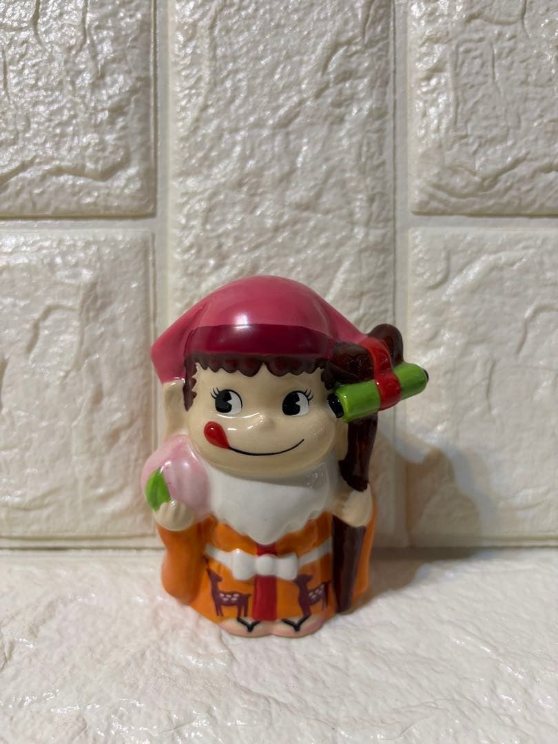 不二家 FUJIYA 【開運ペコポコ七福神】白雲陶器 置物 ペコ ポコちゃん