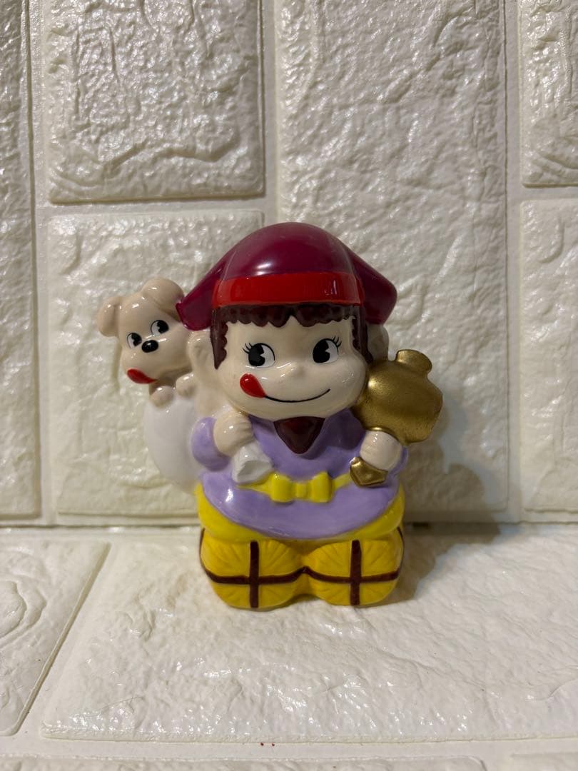 不二家 FUJIYA 【開運ペコポコ七福神】白雲陶器 置物 ペコ ポコちゃん