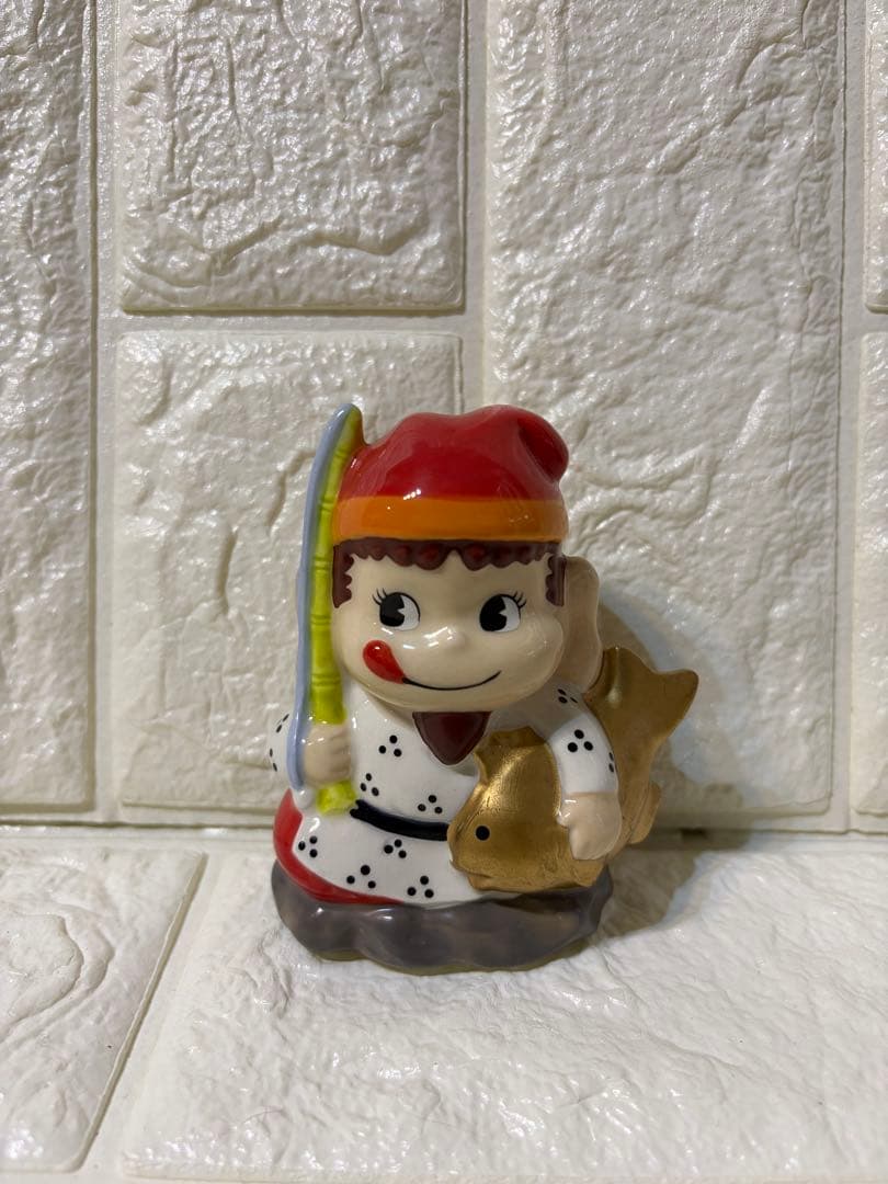 不二家 FUJIYA 【開運ペコポコ七福神】白雲陶器 置物 ペコ ポコちゃん