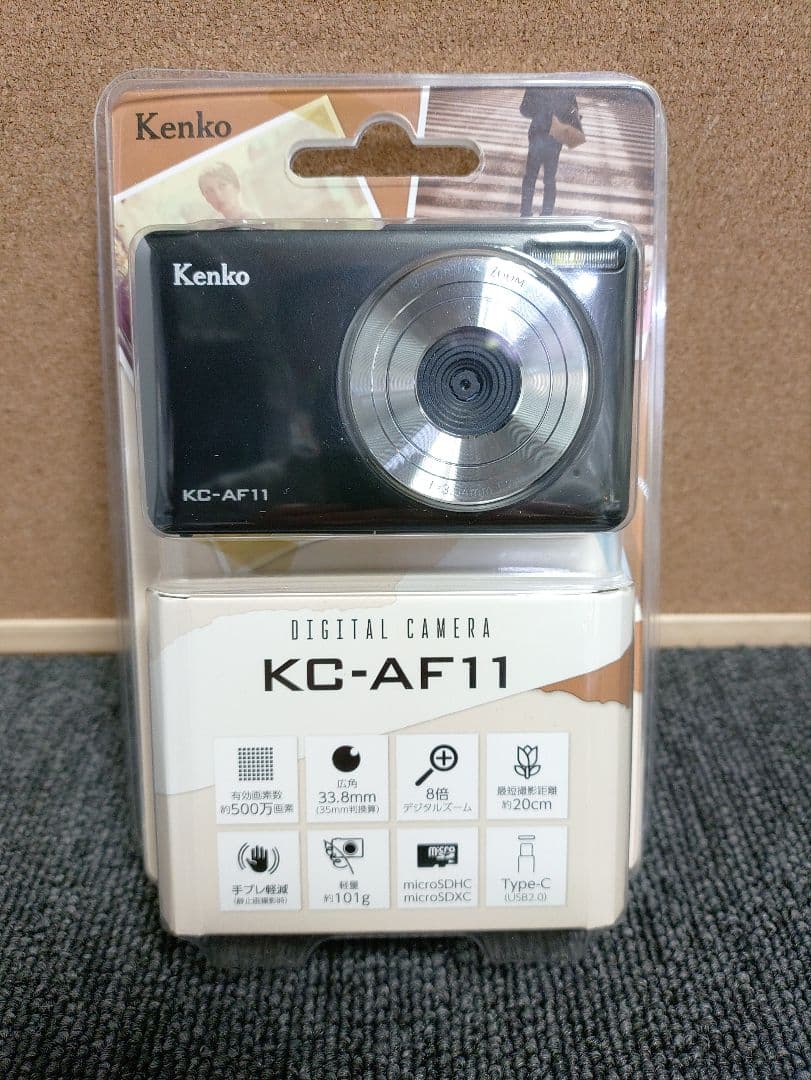 88☆ 新品 kenko デジタル カメラ KC-AF11 保護フィルム付き