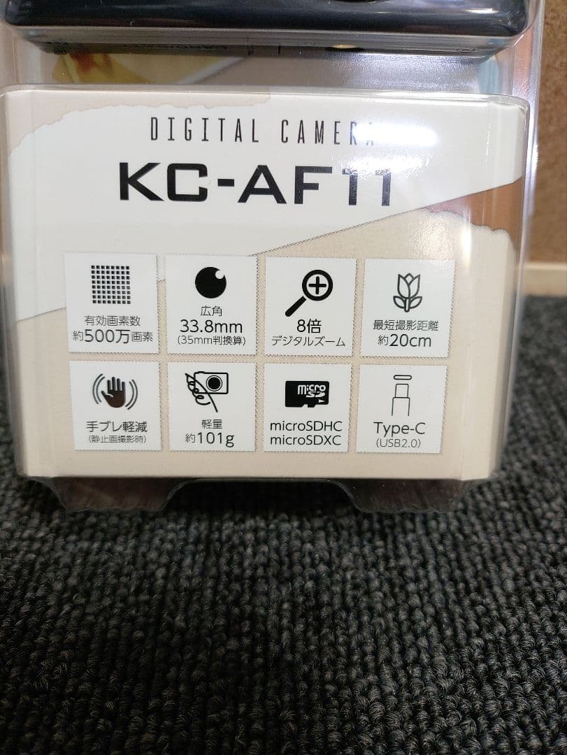 88☆ 新品 kenko デジタル カメラ KC-AF11 保護フィルム付き
