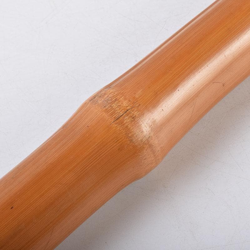 溶けたアイス　古竹　吉明刀　人物鼠彫　杖　長さ約87cm　V　R9068