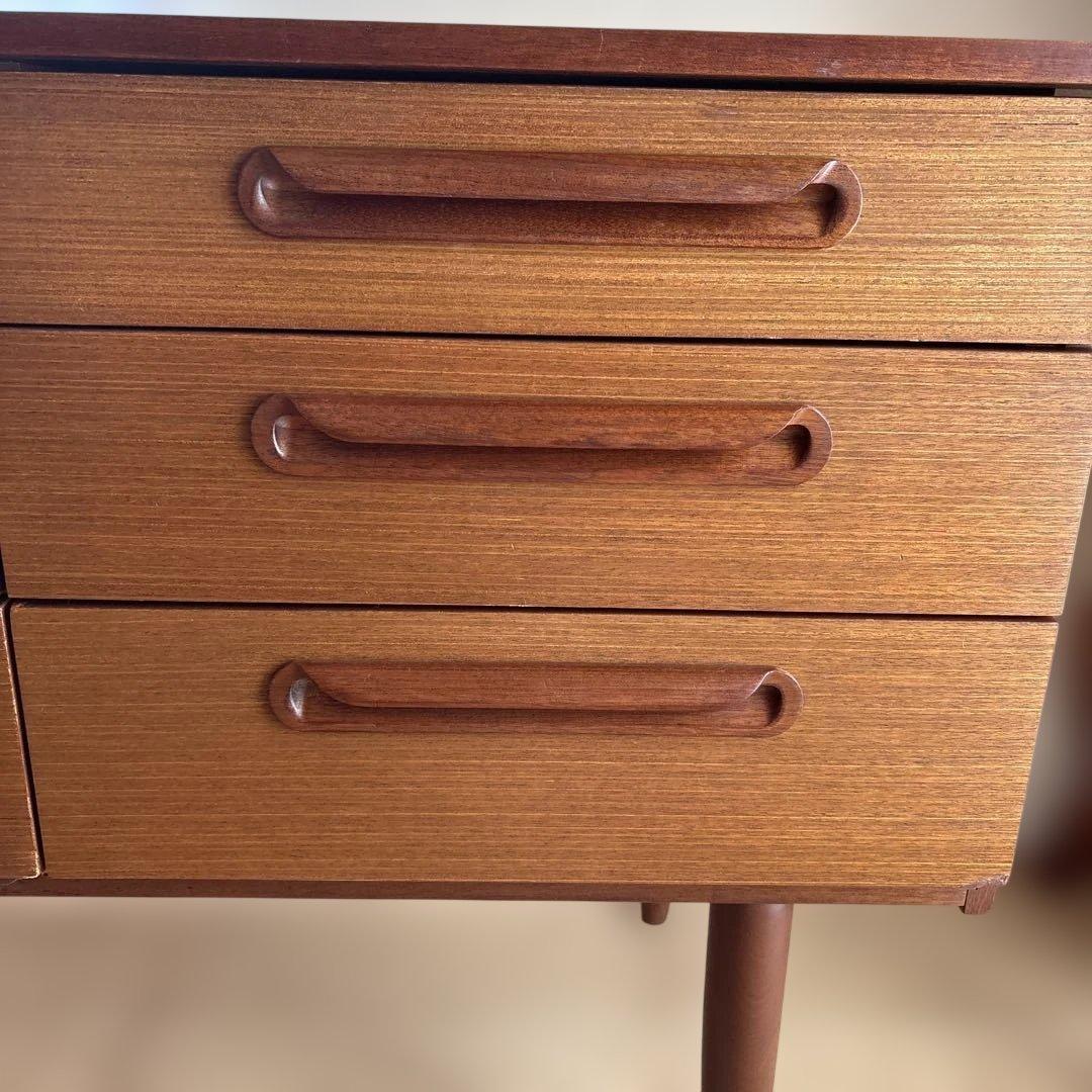 英国アンティークチーク6杯 （SCHREIBER）木製チェスト　キャビネット