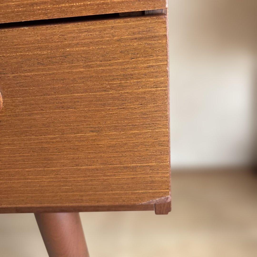 英国アンティークチーク6杯 （SCHREIBER）木製チェスト　キャビネット