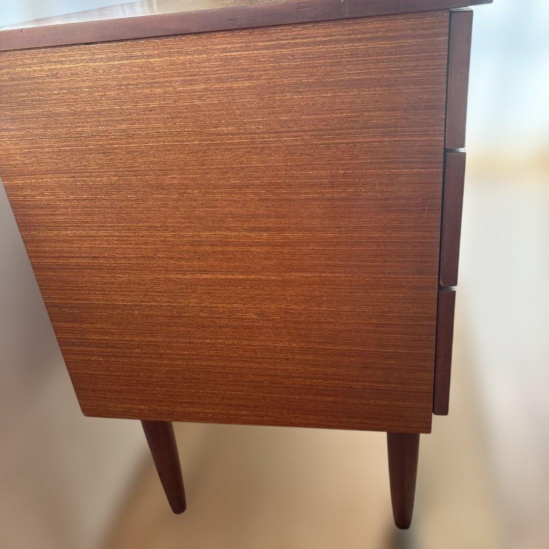 英国アンティークチーク6杯 （SCHREIBER）木製チェスト　キャビネット