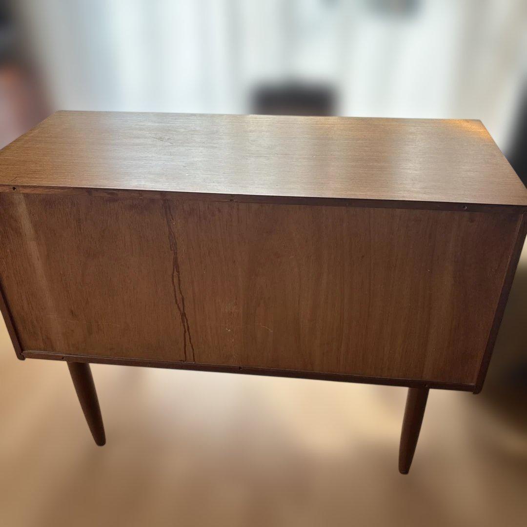 英国アンティークチーク6杯 （SCHREIBER）木製チェスト　キャビネット