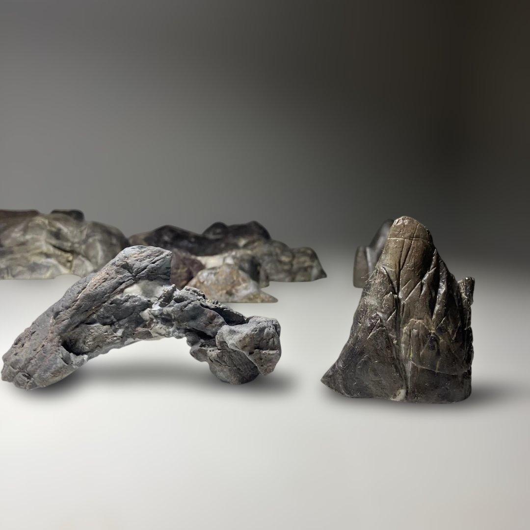 盆石　用水石セット