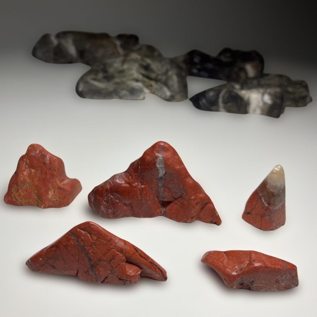 盆石　用水石セット