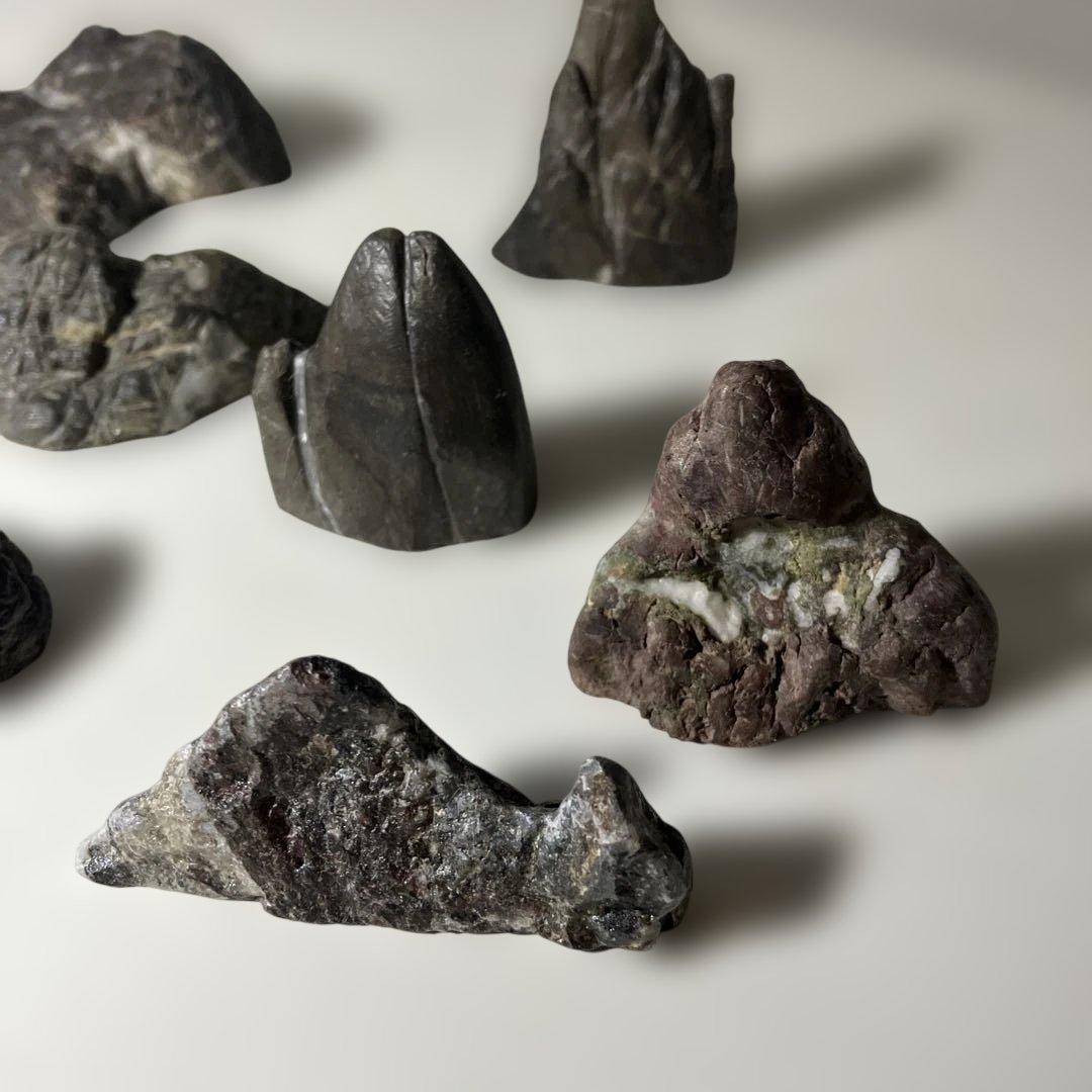 盆石　用水石セット