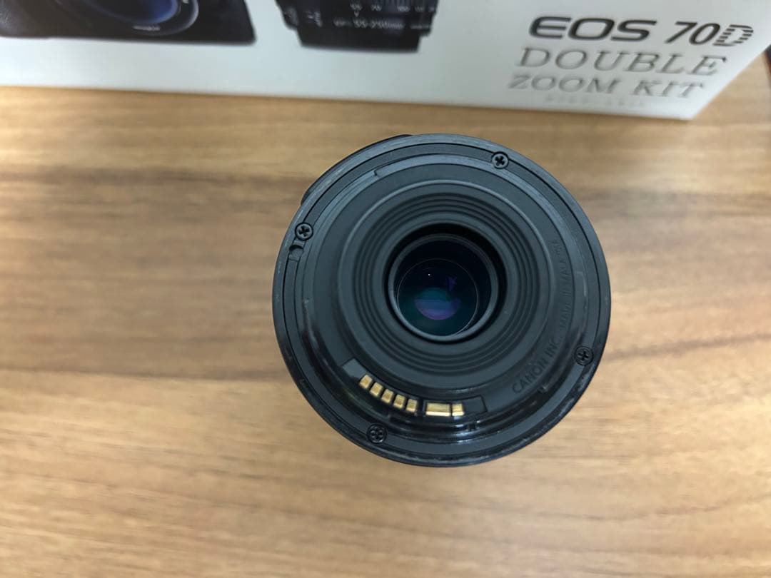 キャノン【Canon】EOS70D ダブルズームキット➕パンケーキレンズのセット