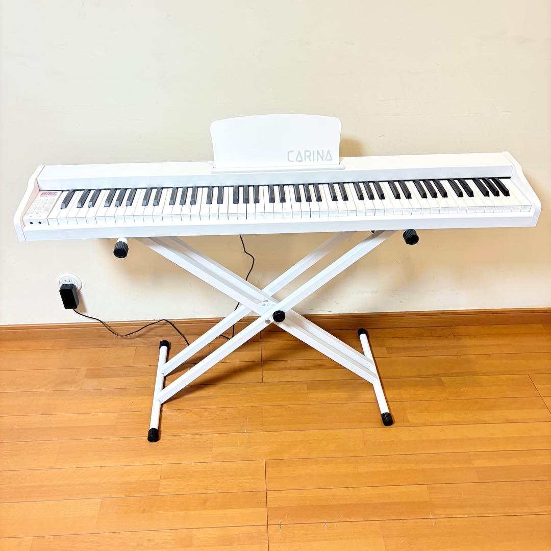 【美品！•スタンド/椅子付属】CARINA 88鍵盤 電子ピアノ LF0088