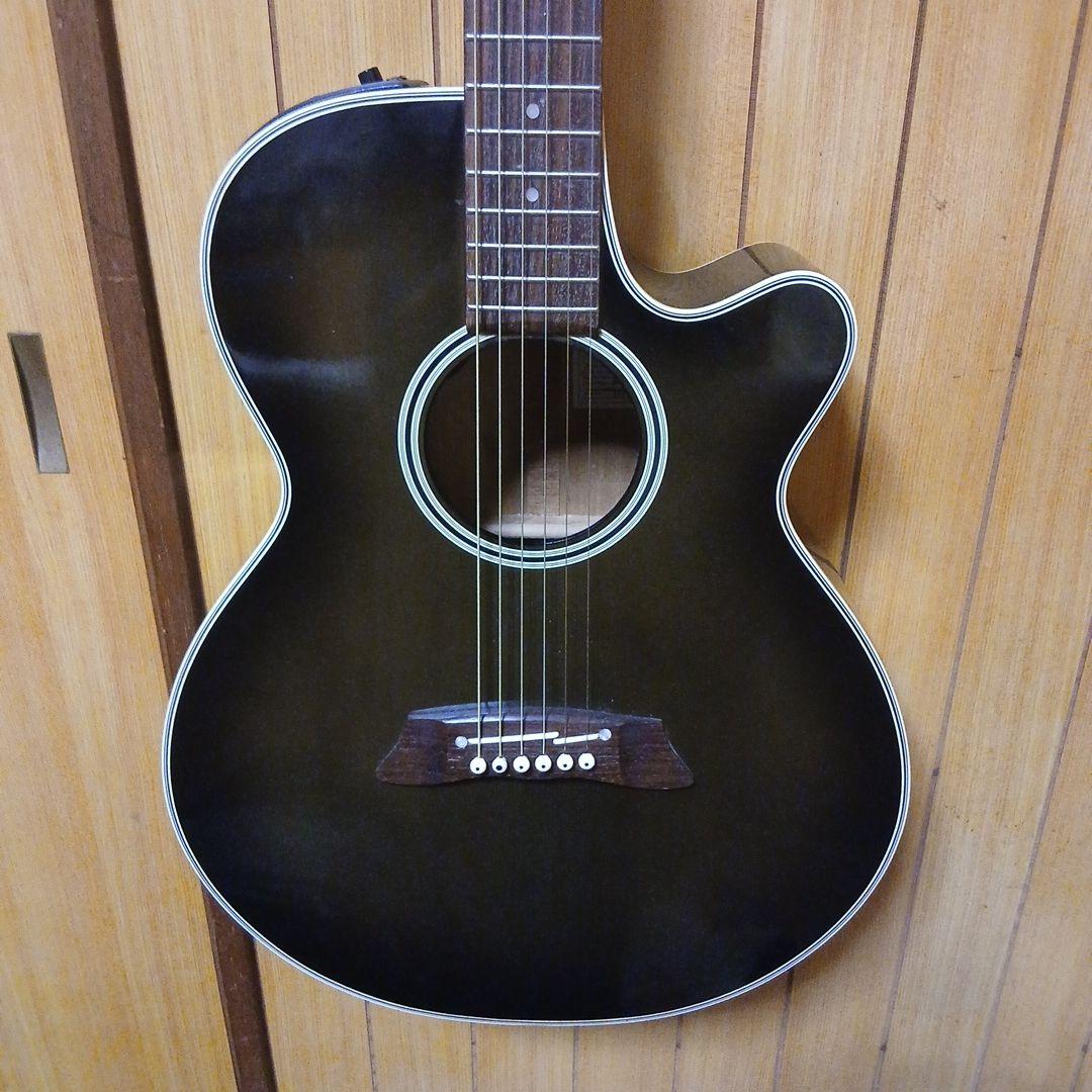 Takamine ブラック アコースティックギター