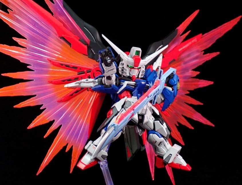 MGSD デスティニーガンダム SpecⅡレールガン装備 改修塗装済完成品