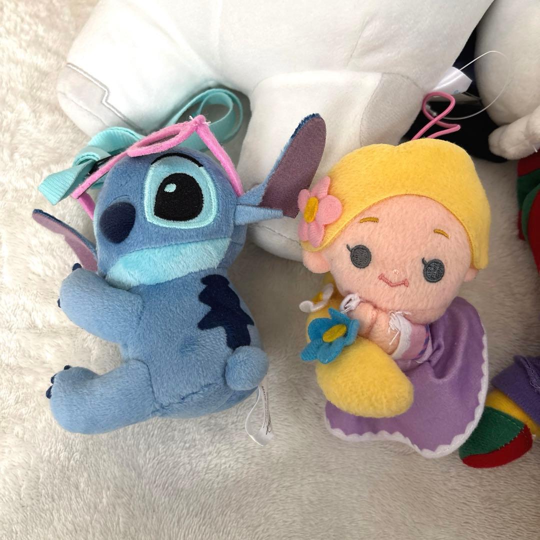 【Disney】キャラクター　プーさん　アナ雪　ミッキー　ぬいぐるみ30体まとめ