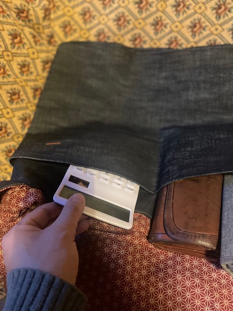 ganeyuki岡山デニムのショルダーバッグ