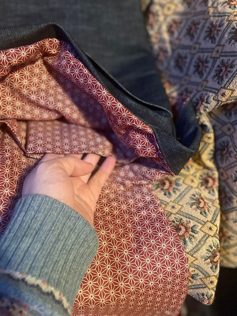 ganeyuki岡山デニムのショルダーバッグ