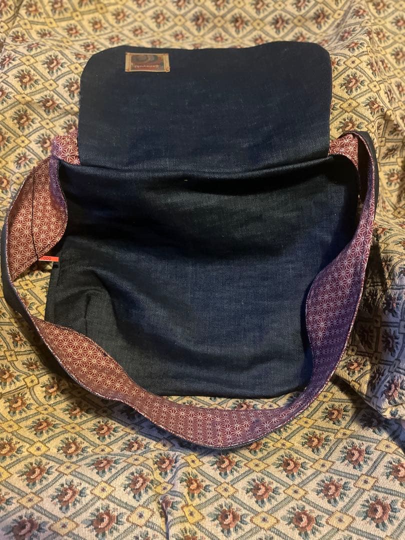 ganeyuki岡山デニムのショルダーバッグ