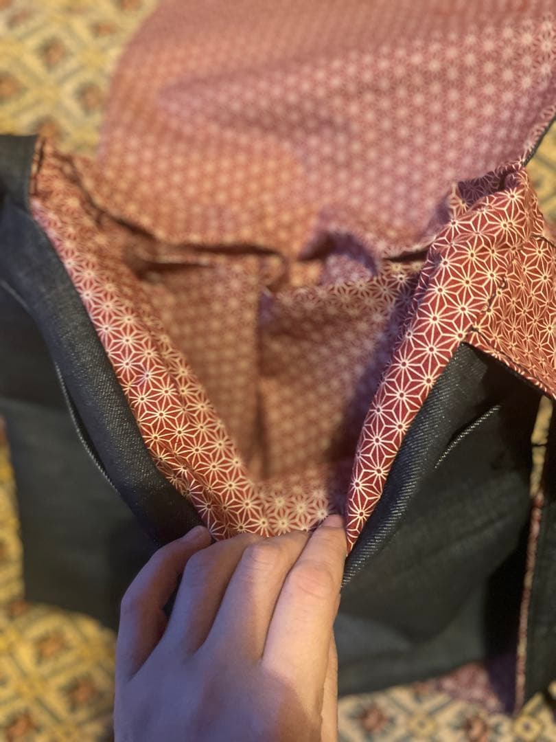 ganeyuki岡山デニムのショルダーバッグ