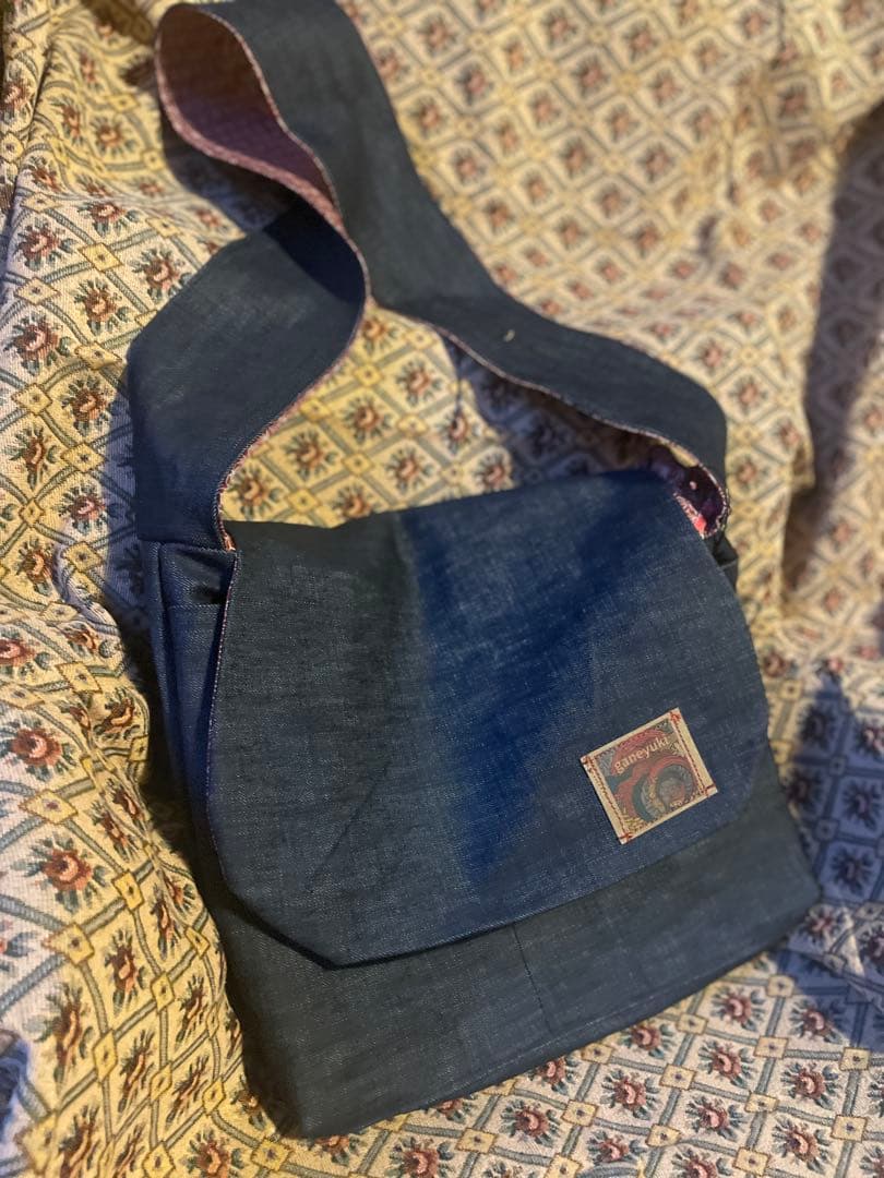 ganeyuki岡山デニムのショルダーバッグ