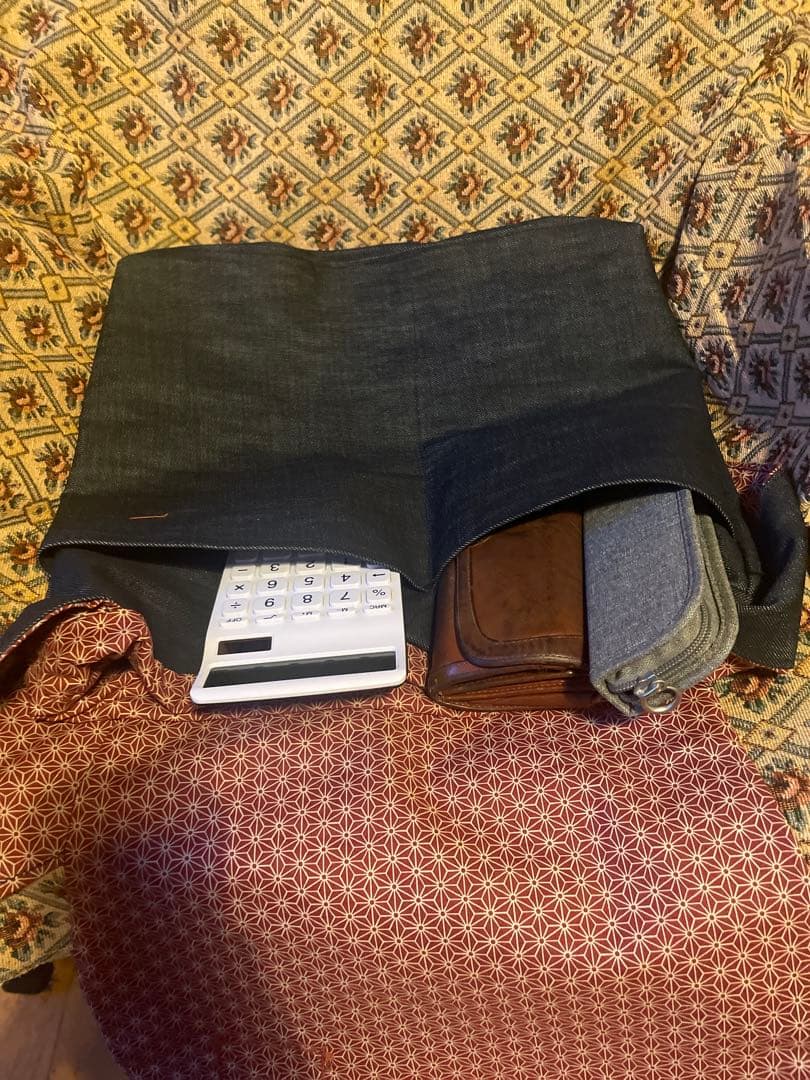 ganeyuki岡山デニムのショルダーバッグ