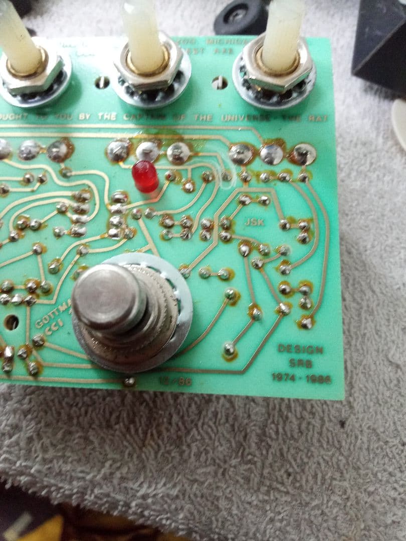ProCo RAT2 USA製 LM308N 銀ネジ 1992年製 メンテ済み