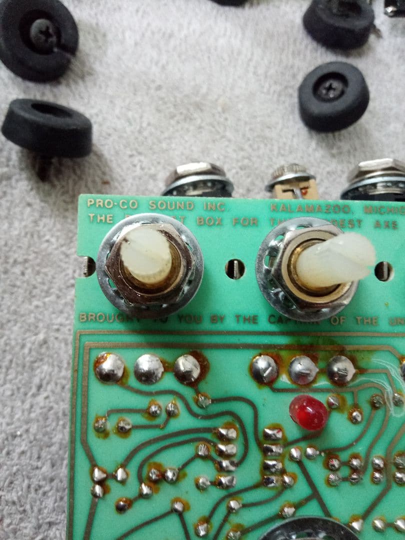 ProCo RAT2 USA製 LM308N 銀ネジ 1992年製 メンテ済み