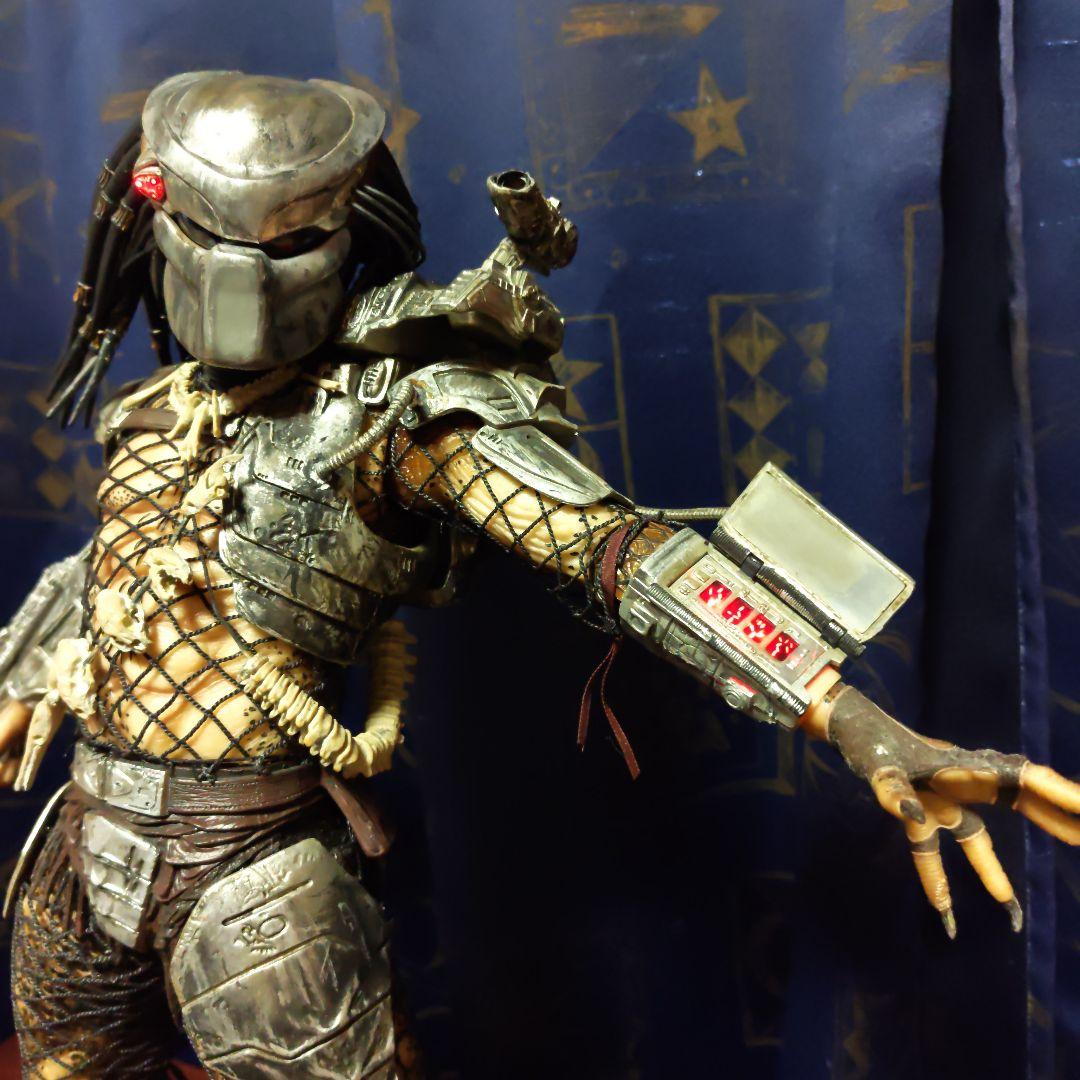 NECA プレデター with LEDライト 1/4 改 フィギュア