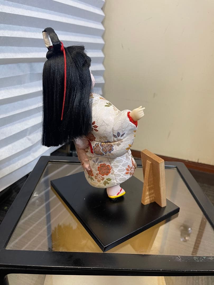 日本人形 ガラスケース付 和人形 着物人形 伝統工芸 昭和レトロ インテリア置物