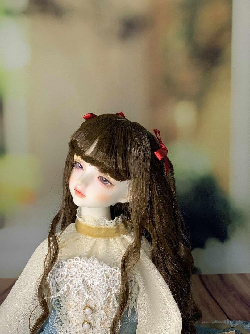 A29 BJD 1/3 人形 ドール　用ウィッグ カツラ 耐熱 ハンドメイド