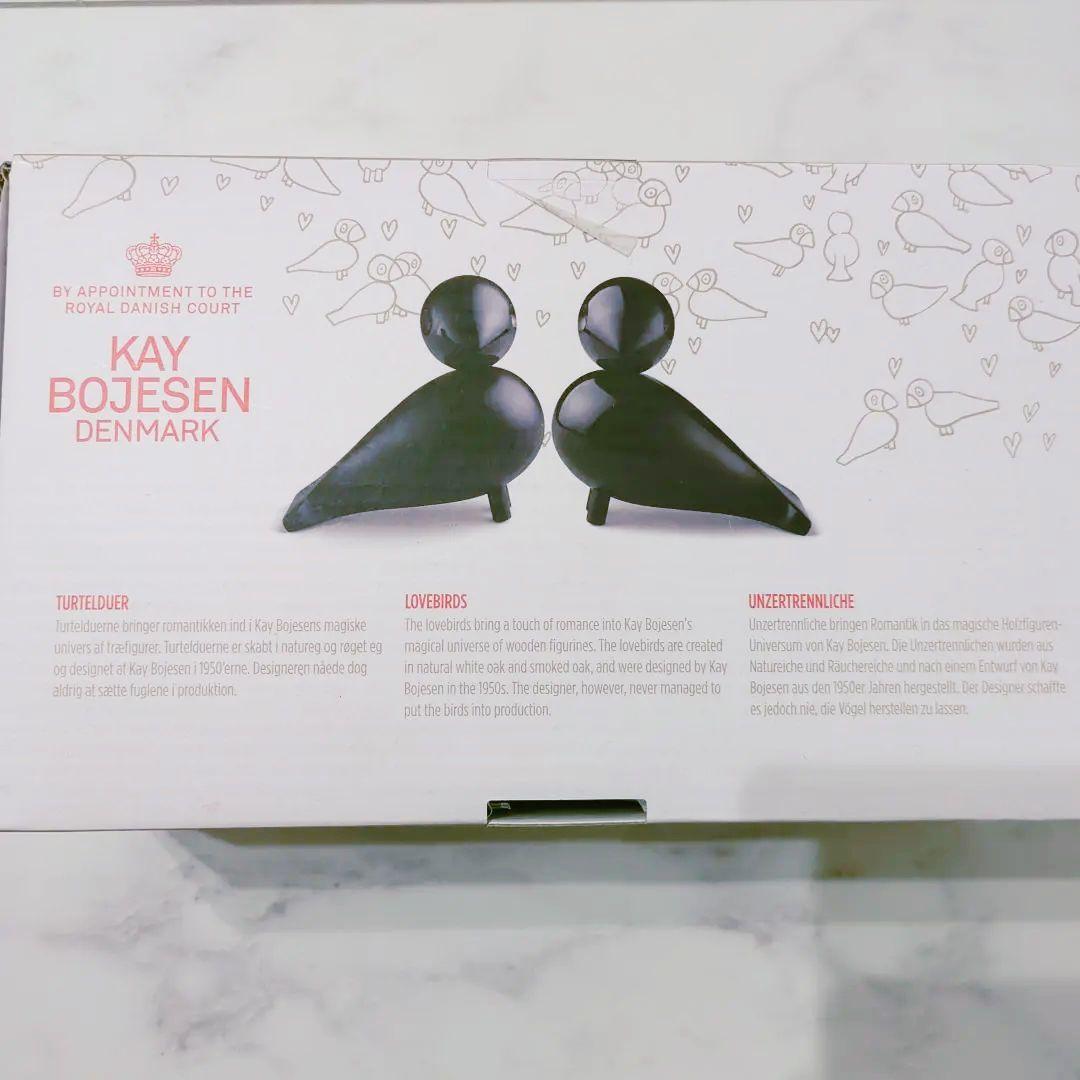 【新品】KAY BOJESEN TURTELDUER ラブバードの置物
