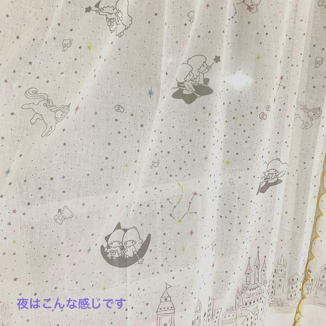 新品　キキララ カーテン　２枚入　100 × 133 限定品