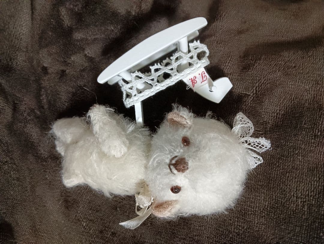 ※最終価格※　作家　ハンドメイド　ぬいぐるみ 　テディベア　おこじょのもり