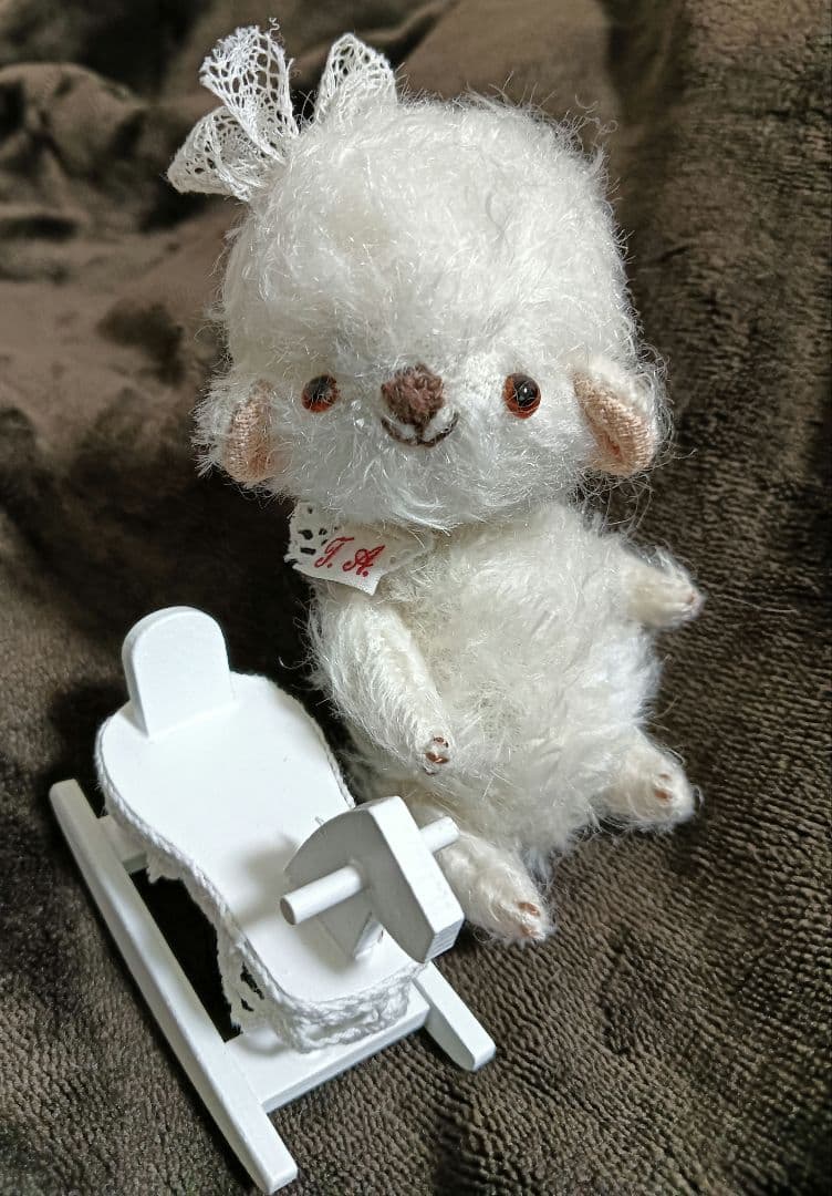 ※最終価格※　作家　ハンドメイド　ぬいぐるみ 　テディベア　おこじょのもり