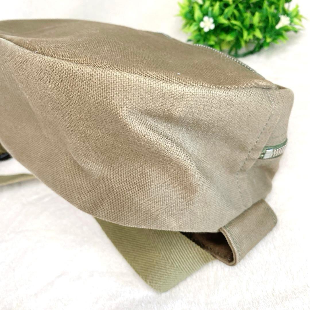 現行品✨信三郎帆布✨ウェストポーチ　ボディバッグ　カーキ