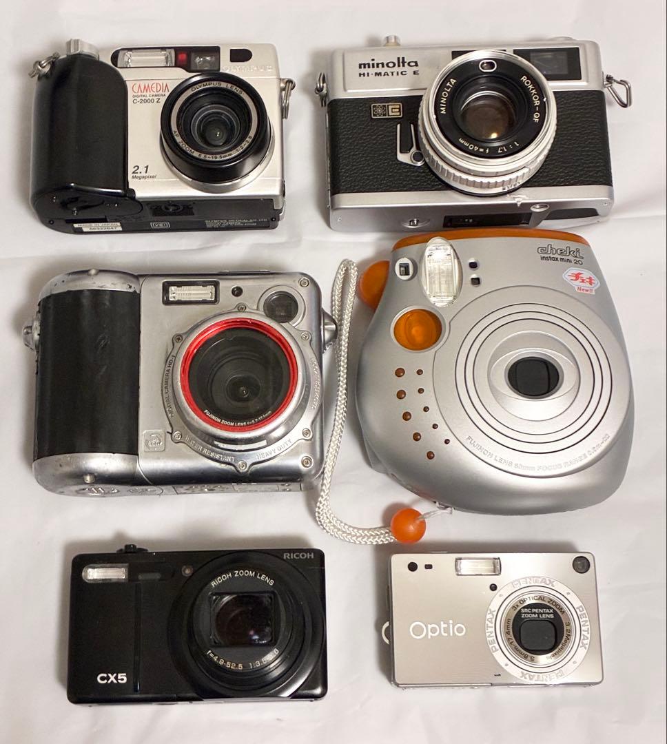 デジタル・フィルムカメラ　6台セット　ミノルタ　Hi-Matic E 含む