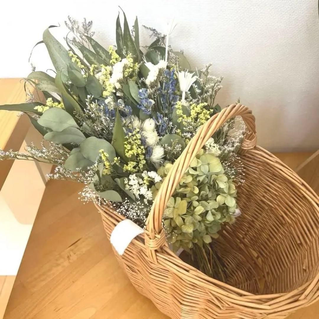 ♡ドライフラワー♡初夏の爽やかスワッグ♡秋色紫陽花のスワッグ♡