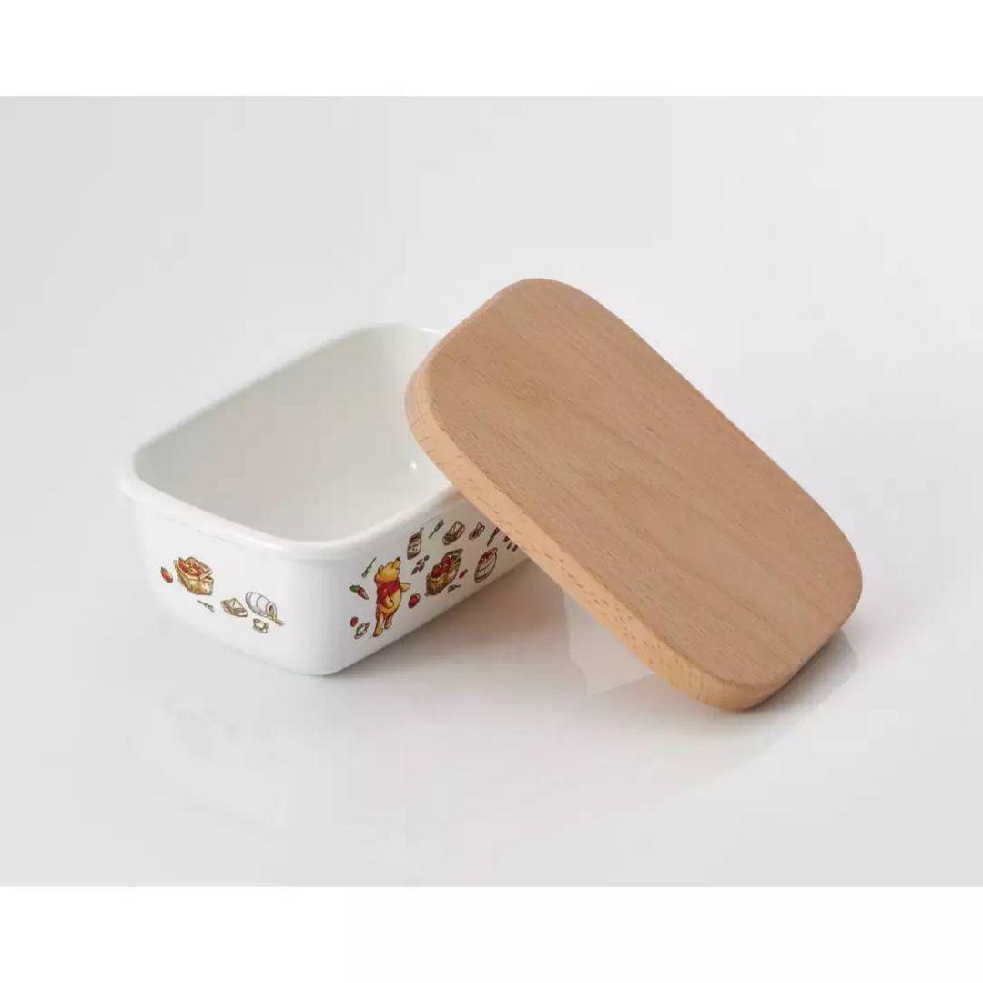 Disney くまのプーさん　ミルクパン 13cm　バターケース　ホーロー　鍋