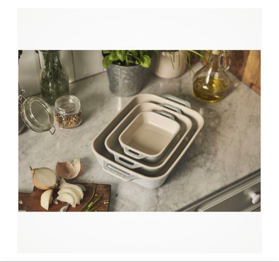 【久々出品】ストウブ グラタン皿 3点セット アンティークグレー