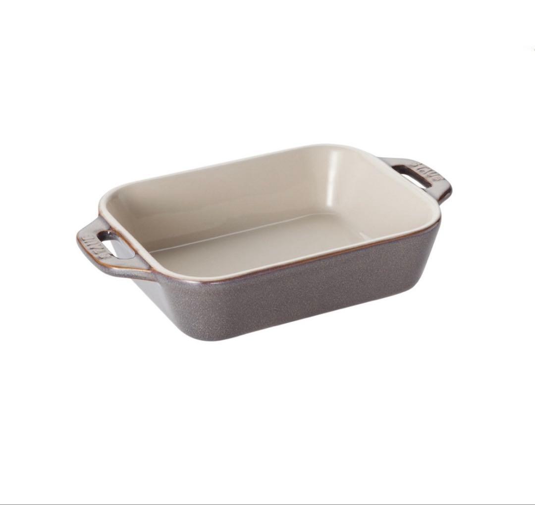 【久々出品】ストウブ グラタン皿 3点セット アンティークグレー