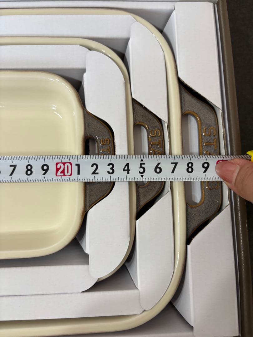 【久々出品】ストウブ グラタン皿 3点セット アンティークグレー