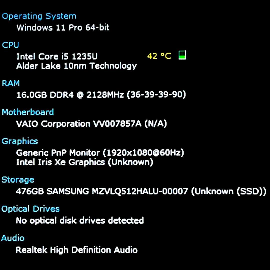 2022《優良品》第12世代上級ハイスペック！大容量SSD搭載！ VAIO