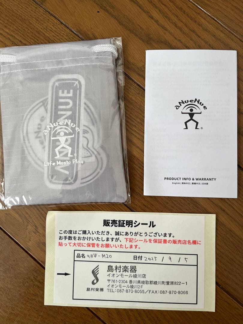 aNueNue M20 アコースティックギター マホガニー 6弦 ギターケース付